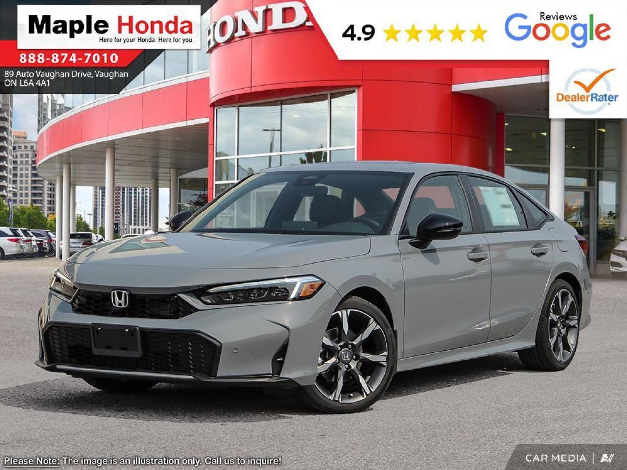 New 2026 Honda Civic Sedan CIVIC 4D SPT TOUR HY for sale in Vaughan, ON