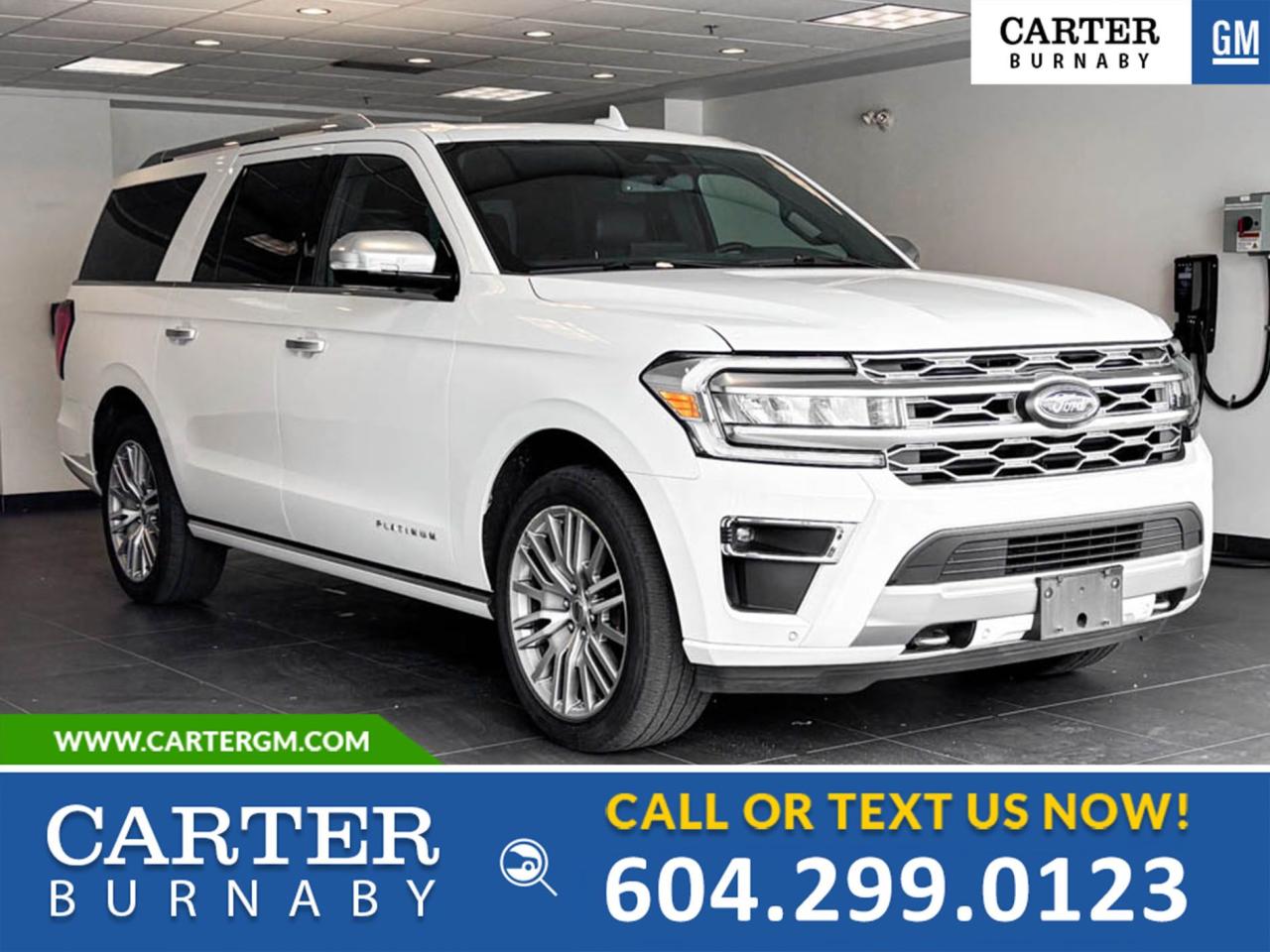 Used 2023 Ford Expedition 4WD | SUN ROOF/HD VISION/ POWER & HEATED SEATS for sale in Burnaby, BC