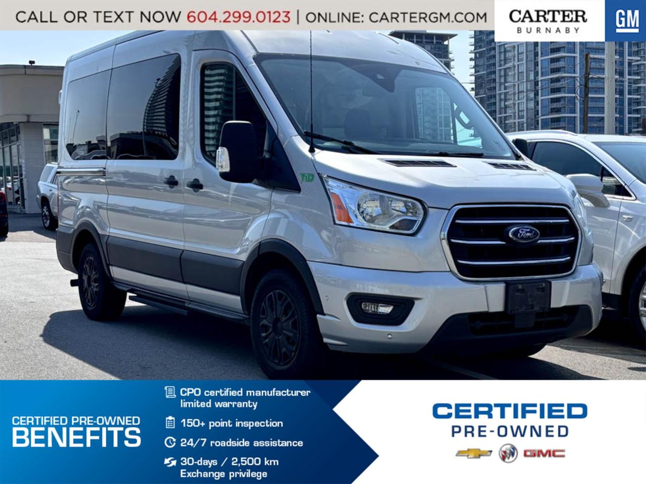 Used 2020 Ford Transit Passenger Wagon XLT RWD | POWER & HEAT SEAT/BARN DOOR WITH GLASS for sale in Burnaby, BC