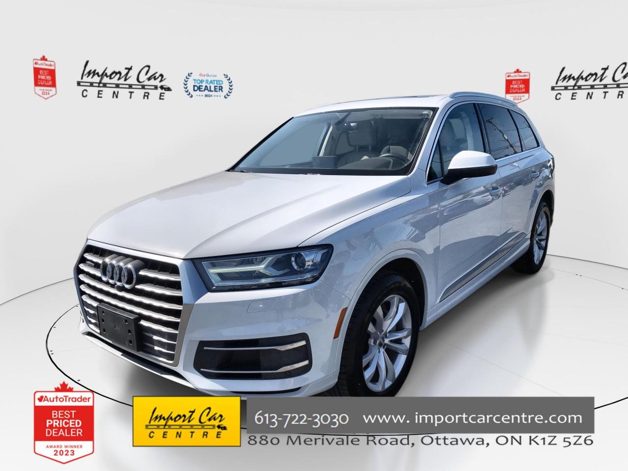 Used 2019 Audi Q7 55 Progressiv LEATHER, PANO. ROOF, NAVI, VITRUAL C for sale in Ottawa, ON