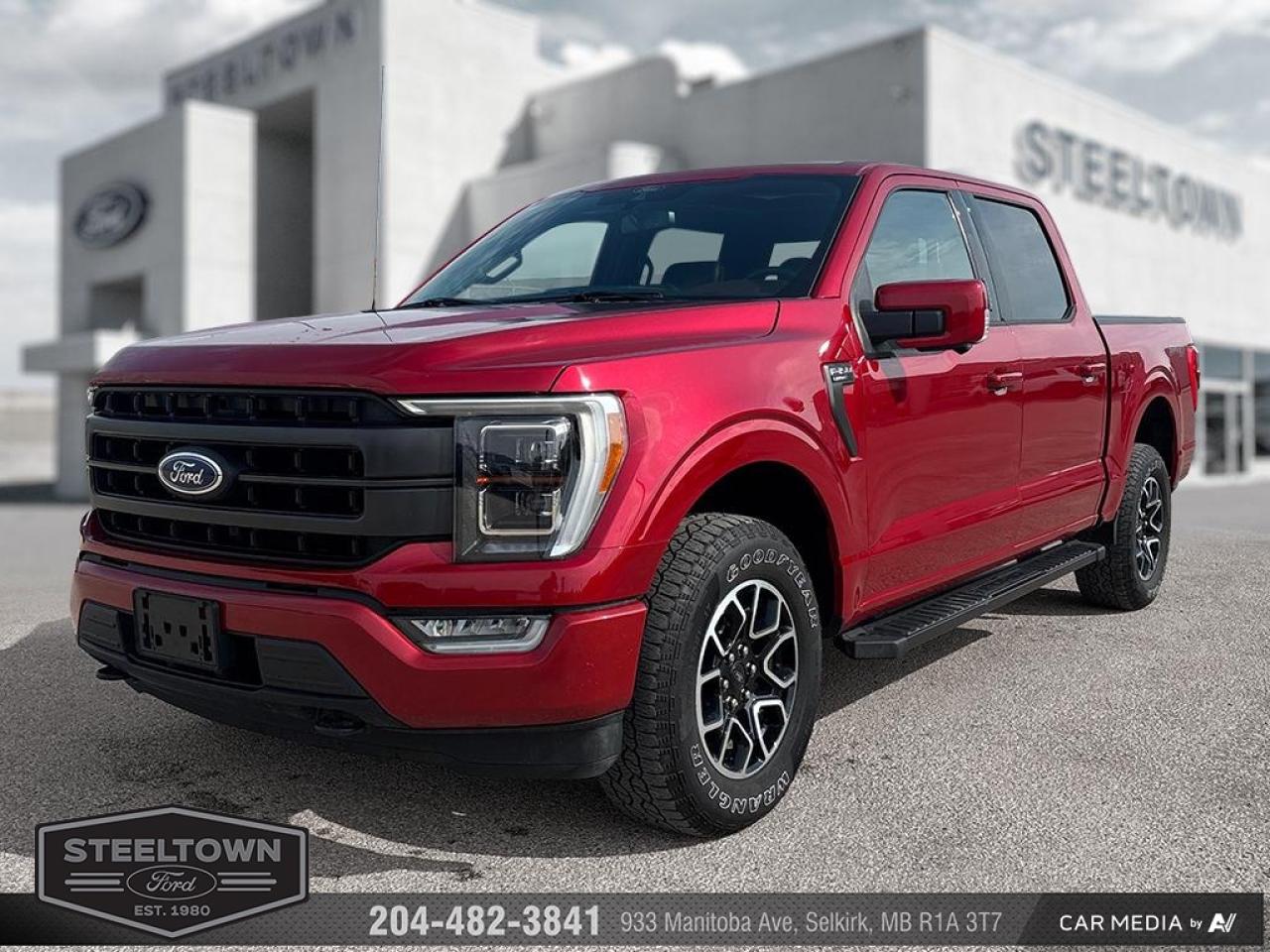 Used 2021 Ford F-150 Lariat  lariat crew 4x4 502a moonroof/leather for sale in Selkirk, MB