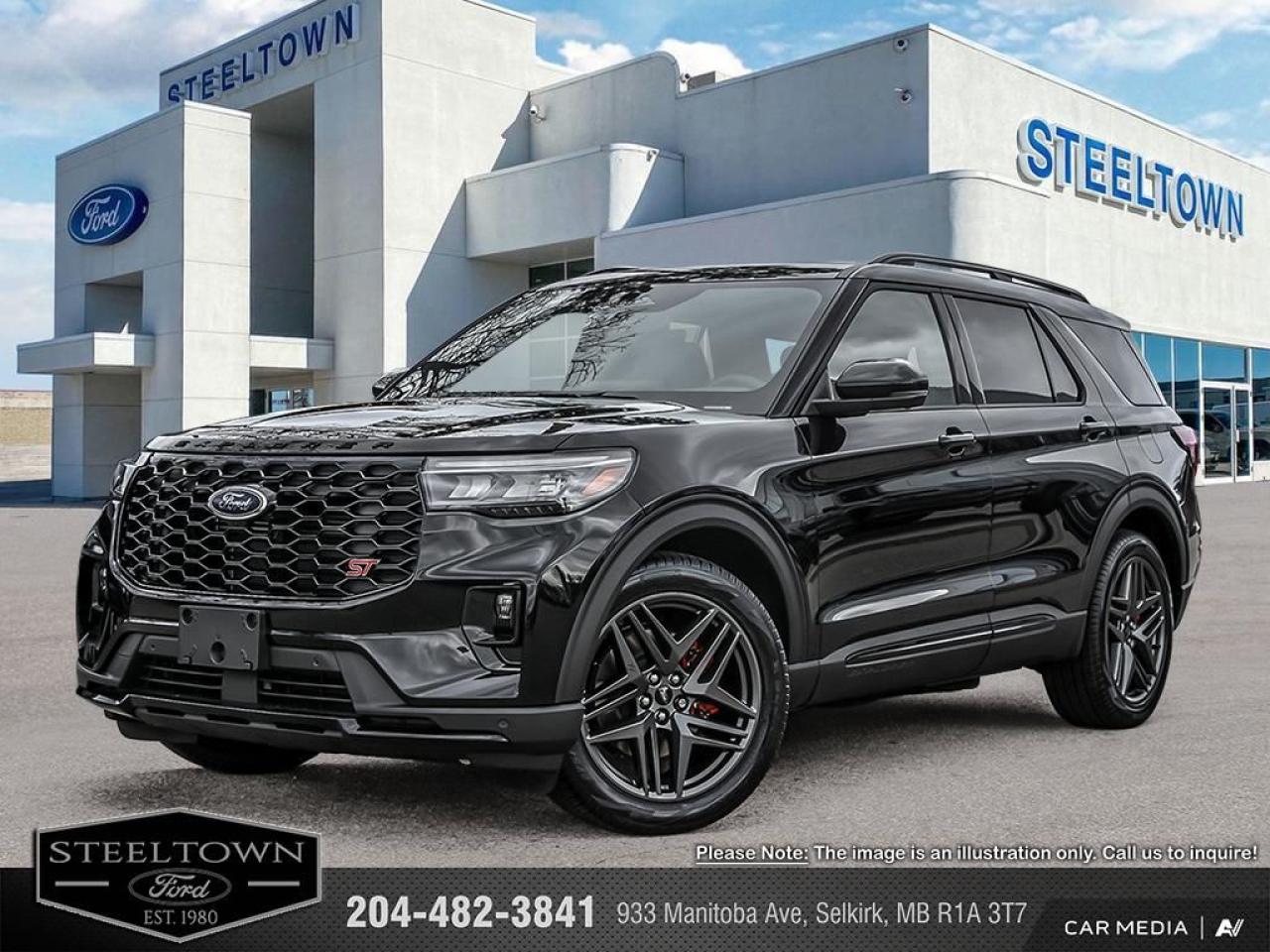 New 2025 Ford Explorer ST  -  Sunroof -  Cooled Seats for sale in Selkirk, MB