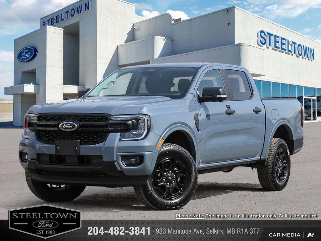 New 2025 Ford Ranger XLT  - Navigation -  Remote Start for sale in Selkirk, MB