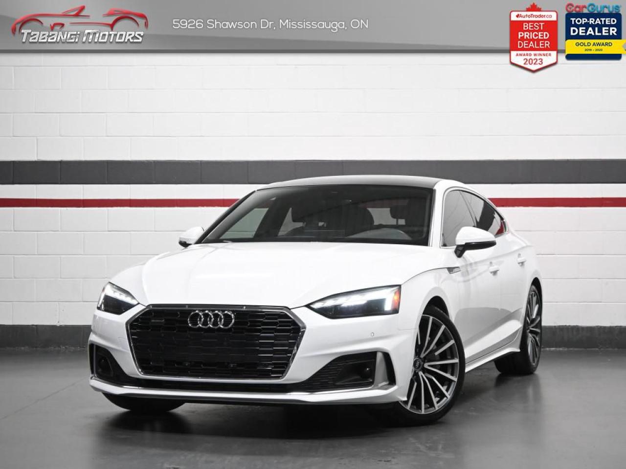 Used 2021 Audi A5 Sportback No Accident Brown Leather Carplay Sunroof Park Aid for sale in Mississauga, ON