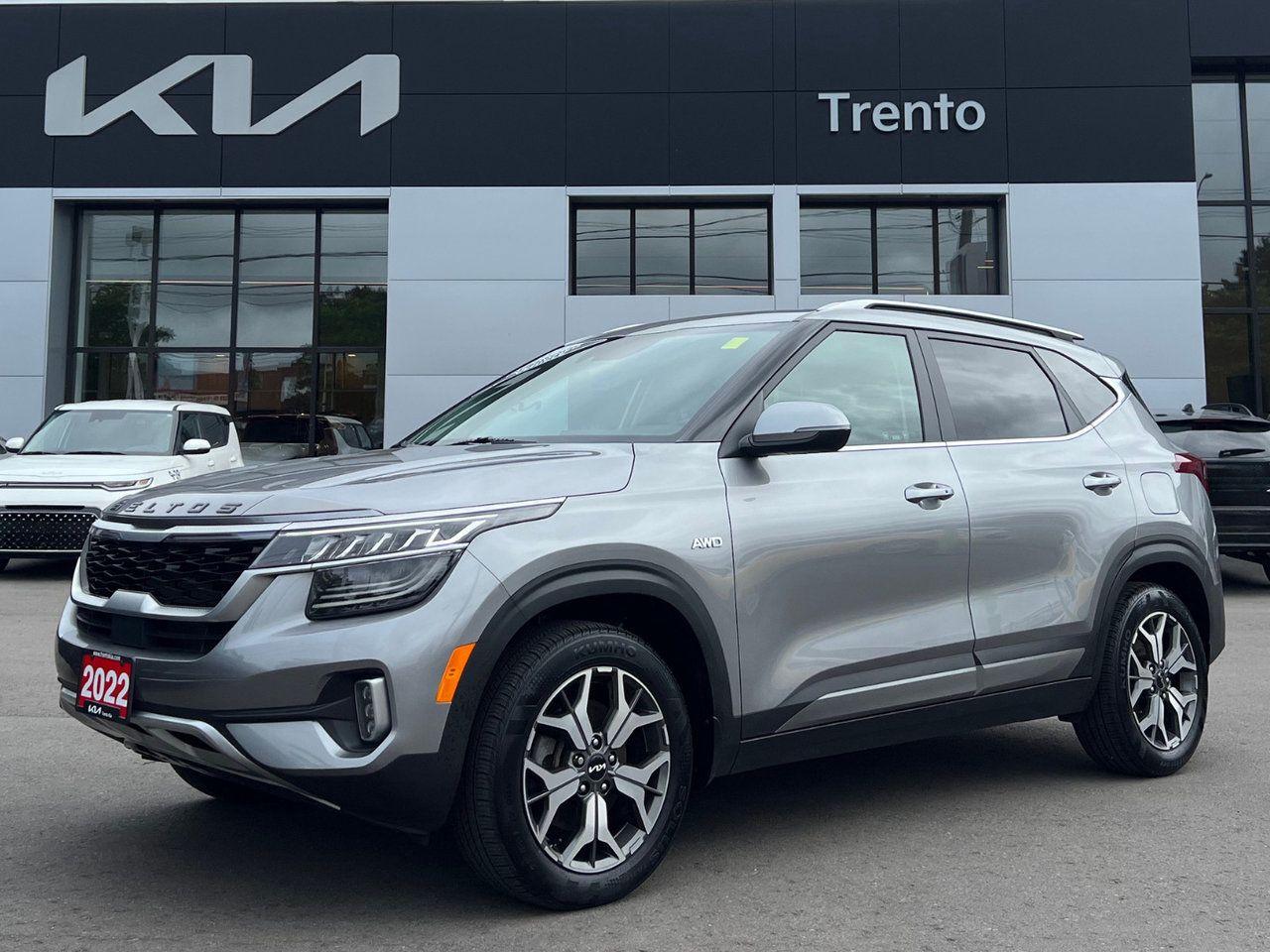 Used 2022 Kia Seltos EX Premium Pkg.   Air-Cooled Seats   Navigation for sale in North York, ON