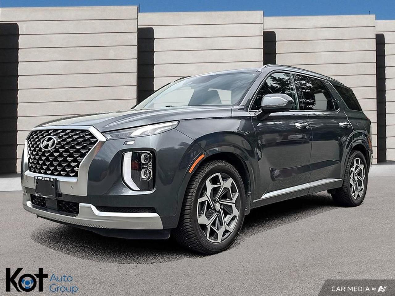Used 2021 Hyundai PALISADE Ultimate Calligraphy 7-Passenger AWD! REMOTE START! BLIND SPOT DETECTION! SUNROOF! HEATED AND COOLED SEATS! TOUCHSCREEN! NAVIGATION! for sale in Maple Ridge, BC