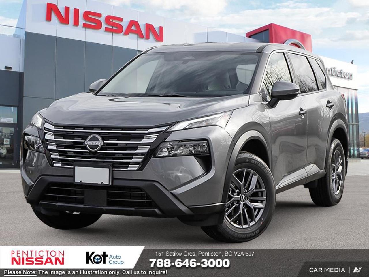 New 2025 Nissan Rogue S AWD for sale in Penticton, BC