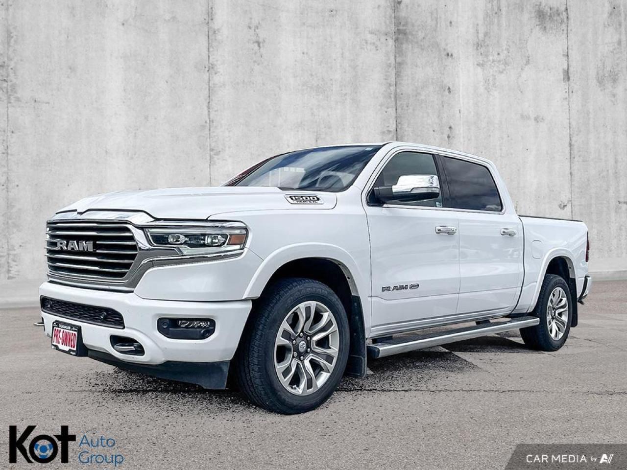 Used 2022 RAM 1500 Limited Longhorn | 5'7 Box | 5.7L HEMI V8 | Trailer Tow package | Bed Utility package | Class IV Hitch Receiver for sale in Kelowna, BC