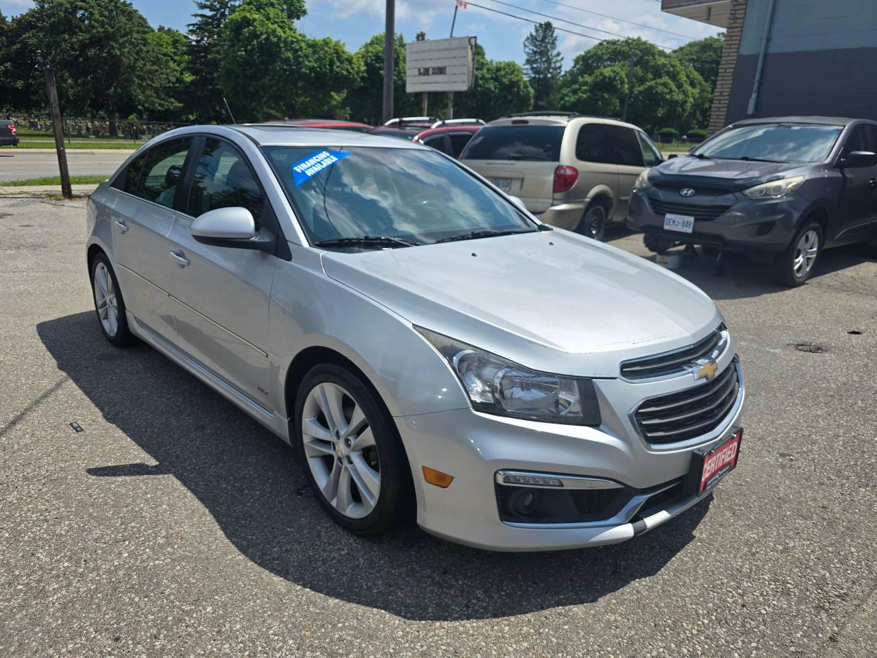 Used 2015 Chevrolet Cruze 4dr Sdn 2LT RS for sale in Brantford, ON