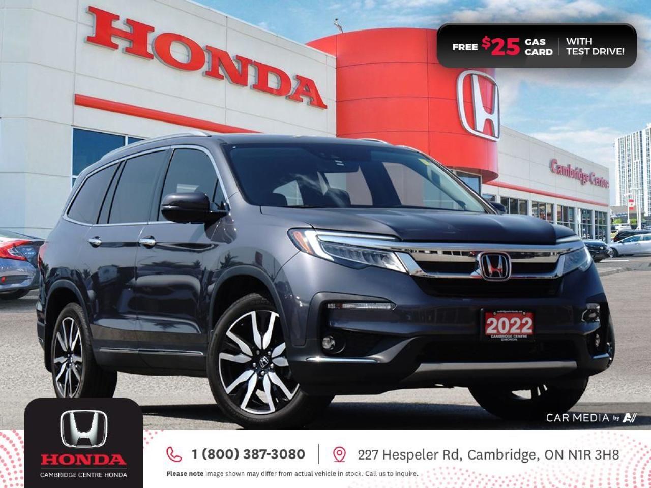 Used 2022 Honda Pilot Touring 7P APPLE CARPLAY™/ANDROID AUTO™ | POWER SUNROOF | REARVIEW CAMERA for sale in Cambridge, ON