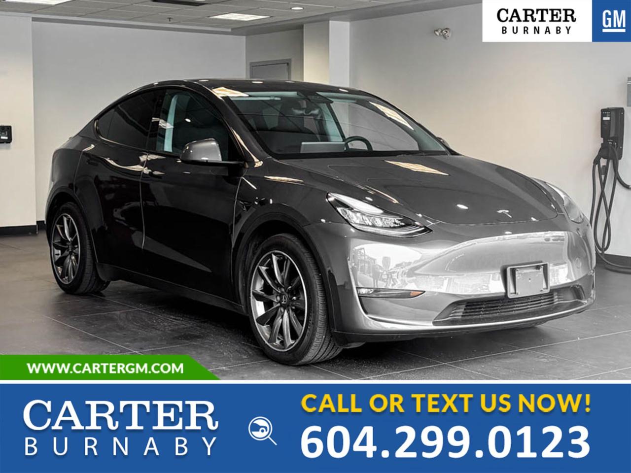 Used 2021 Tesla Model Y LONG RANGE AWD | 520 KM RANGE/SUNROOF/POWER SEAT for sale in Burnaby, BC
