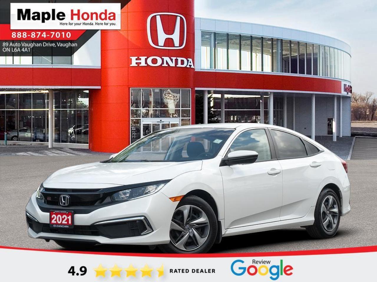 Used 2021 Honda Civic Sedan Auto Start| Honda Sensing| Car Play| Android Auto for sale in Vaughan, ON