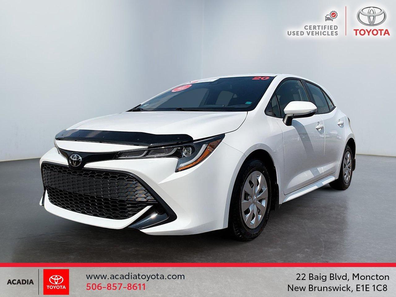 Used 2020 Toyota Corolla Hatchback FA20 for sale in Moncton, NB