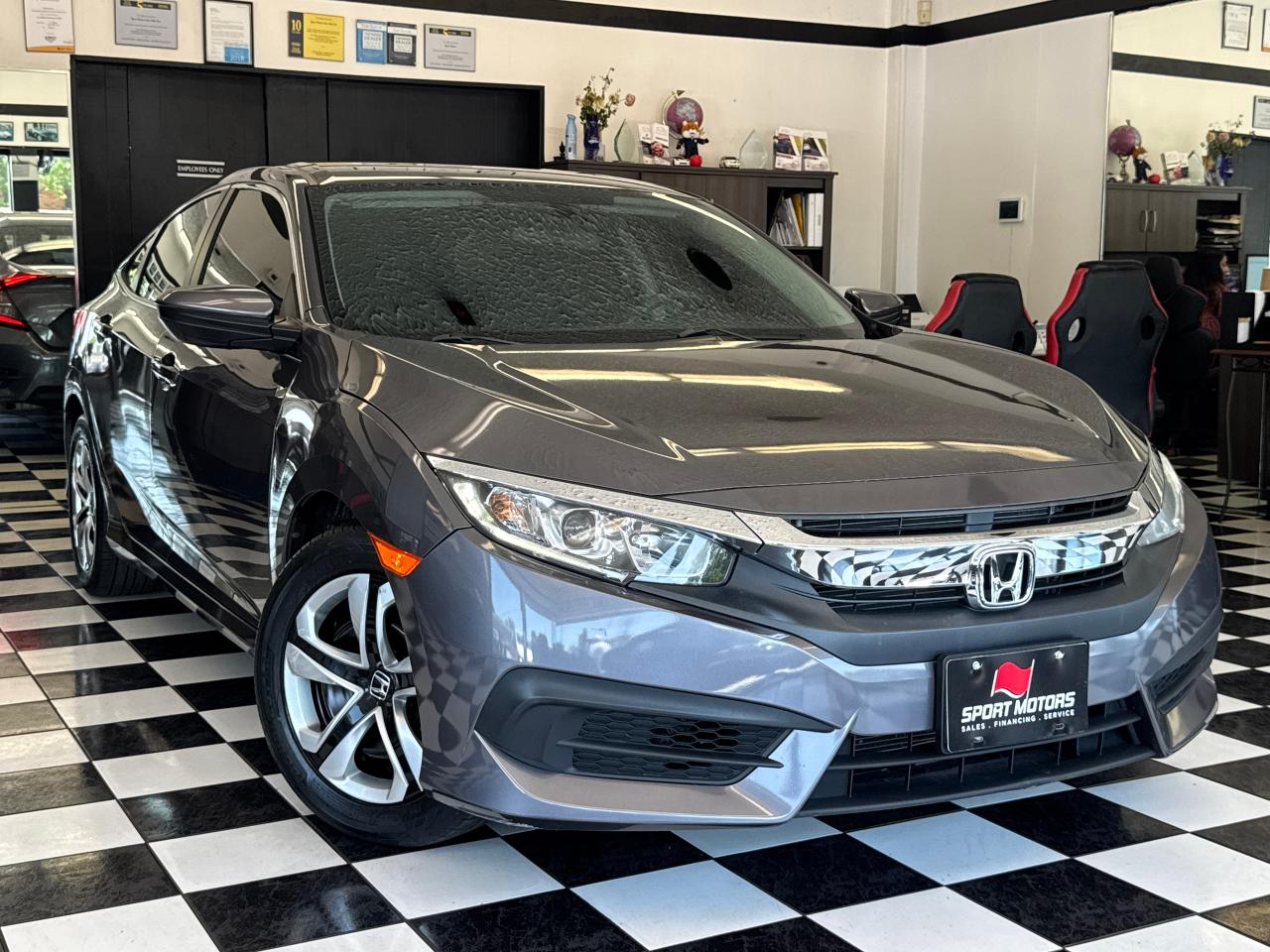 2018 Honda Civic LX+Camera+ApplePlay+Heated Seats+A/C Photo12