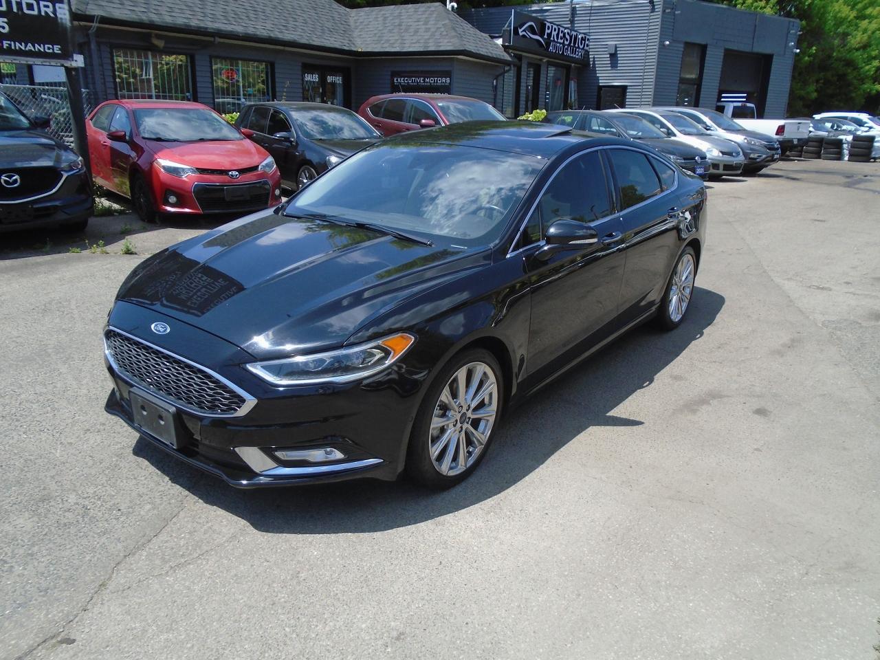 Used 2018 Ford Fusion PLATINUM/ AWD / LEATHER/ROOF /NAVI / SUPER LOADED for sale in Scarborough, ON
