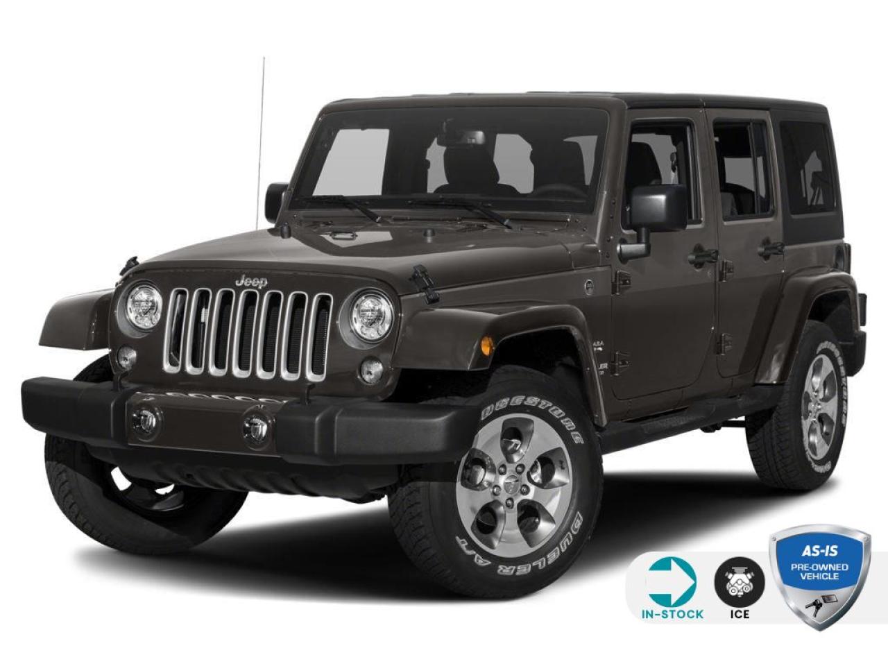 Used 2018 Jeep Wrangler JK Unlimited Sahara for sale in Oakville, ON