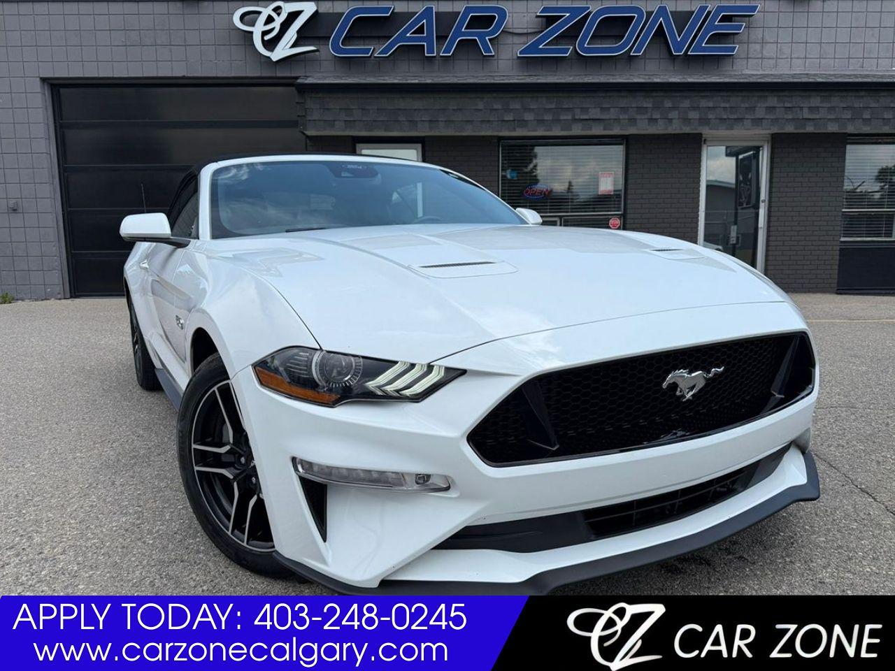 Used 2022 Ford Mustang GT Premium Convertible 6spd Manual for sale in Calgary, AB