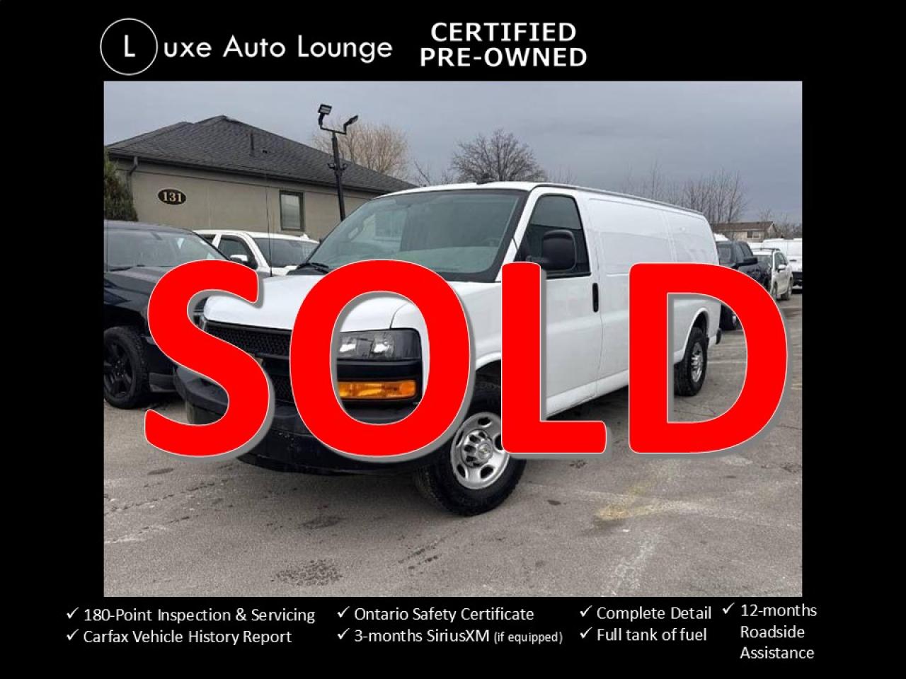 2021 Chevrolet Express Cargo Van ONLY 53K!! POWER GROUP, BACK-UP CAM!!