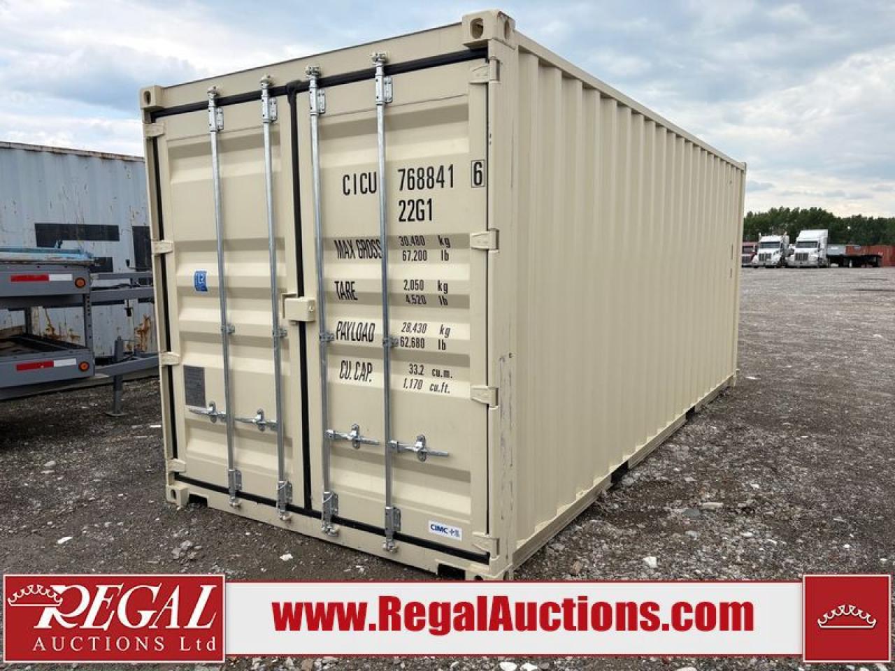 Used 2024 SHIPPING CONTAINER 20FT ONE TRIP SINGLE DOOR for sale in Calgary, AB