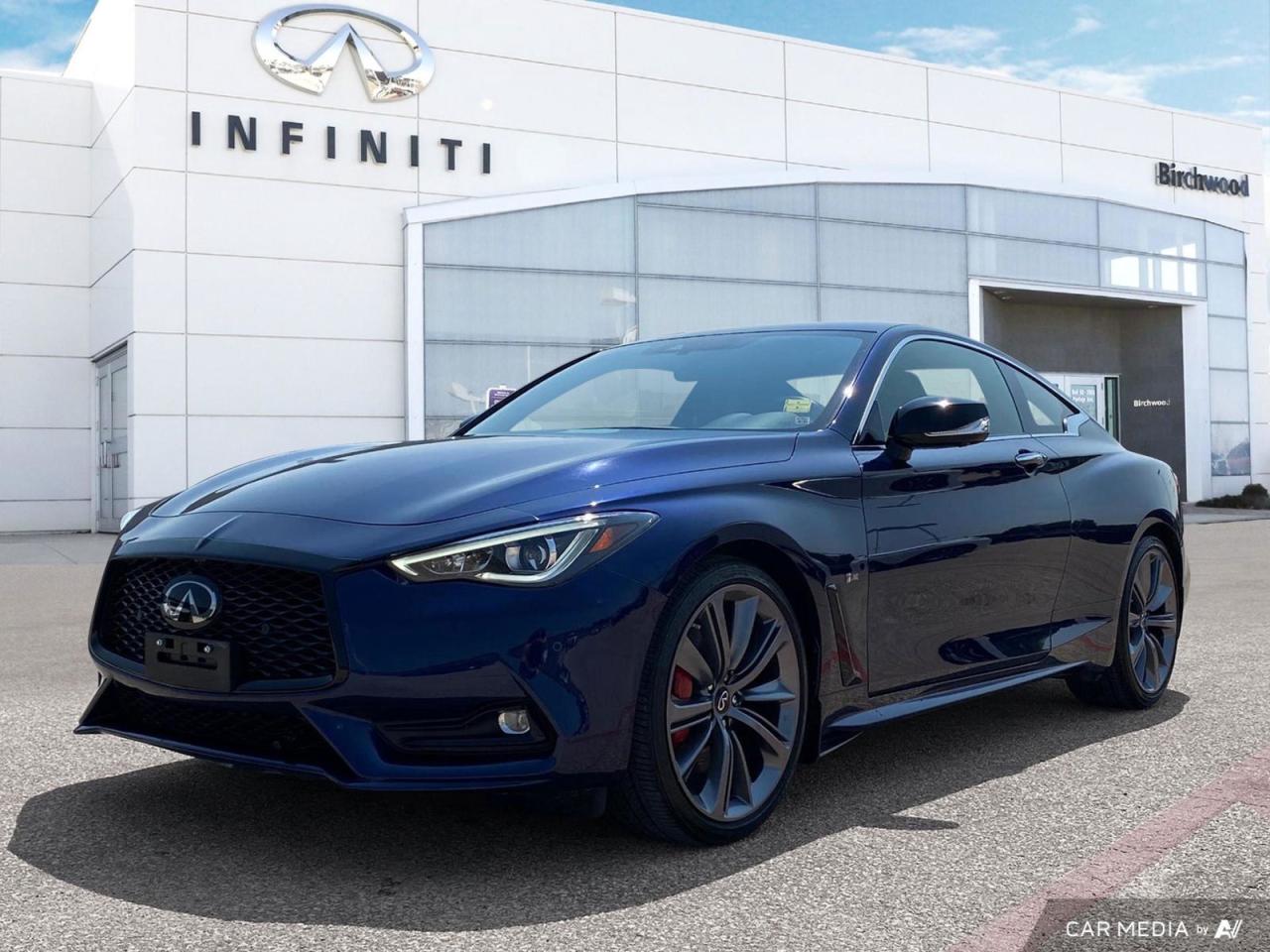 Used 2022 Infiniti Q60 RED SPORT Accident Free | Low KM's for sale in Winnipeg, MB