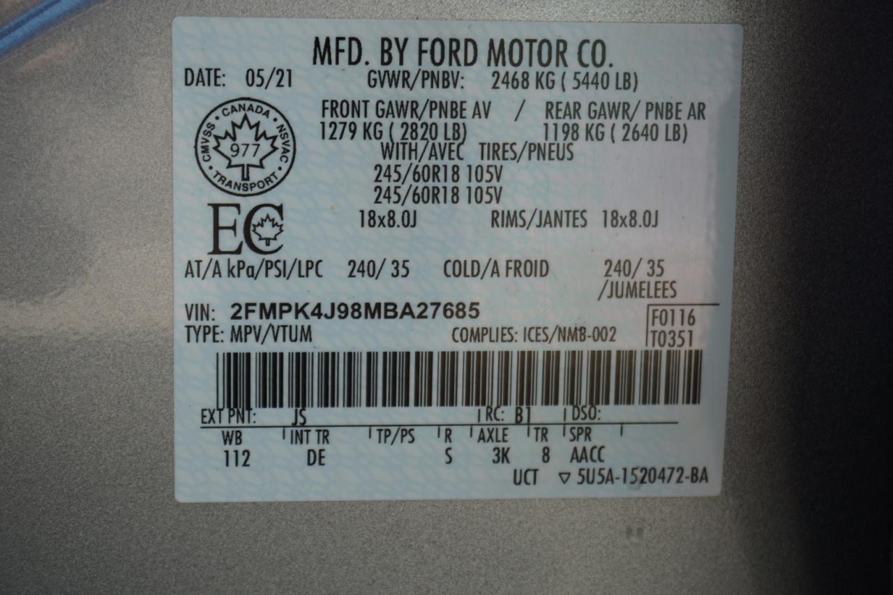 2021 Ford Edge SEL AWD CERTIFIED *FREE ACCIDENT* NAV CAMERA BLUETOOTH HEATED P.SENSORS CRUISE ALLOYS - Photo #45