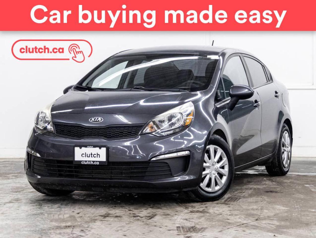 Used 2016 Kia Rio LX+ w/ Cruise Control, Bluetooth, A/C for sale in Toronto, ON