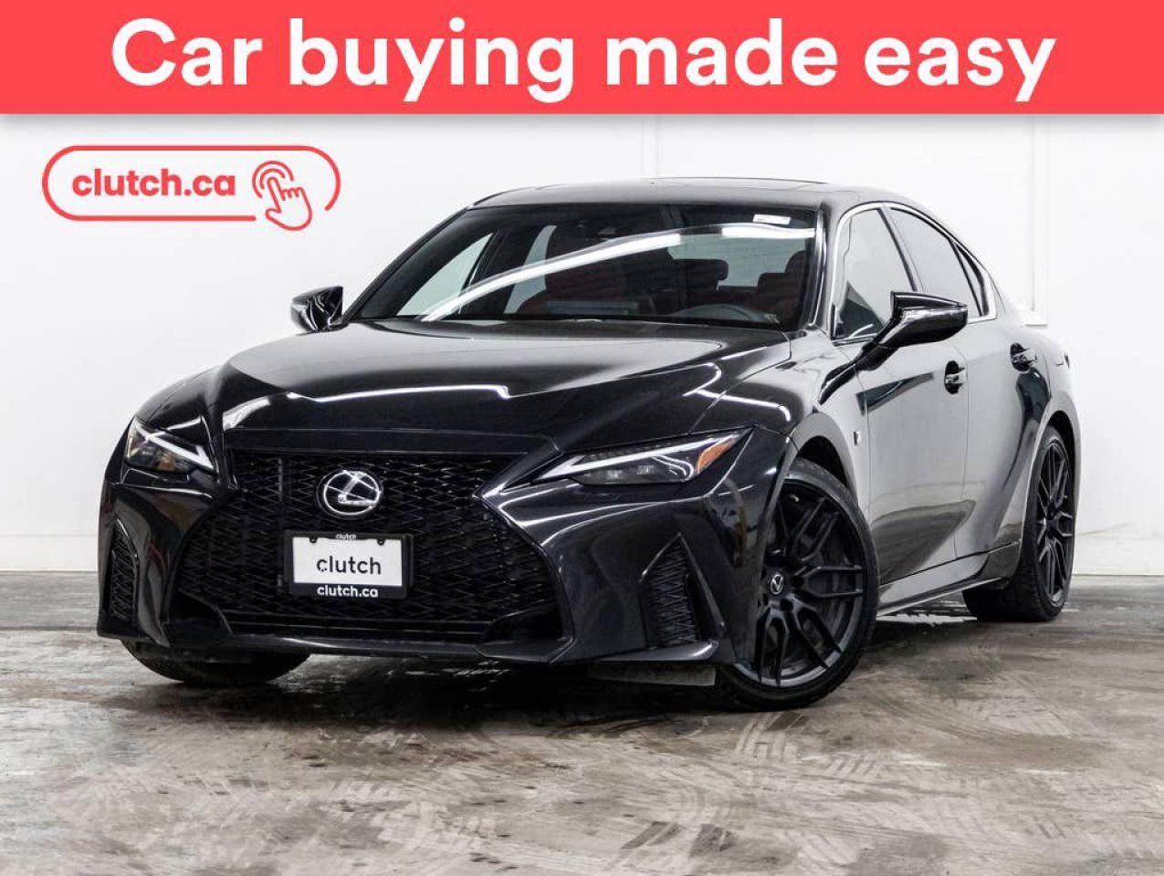 Used 2021 Lexus IS 350 AWD w/ Apple CarPlay & Android Auto, Power Moonroof, Nav for sale in Toronto, ON