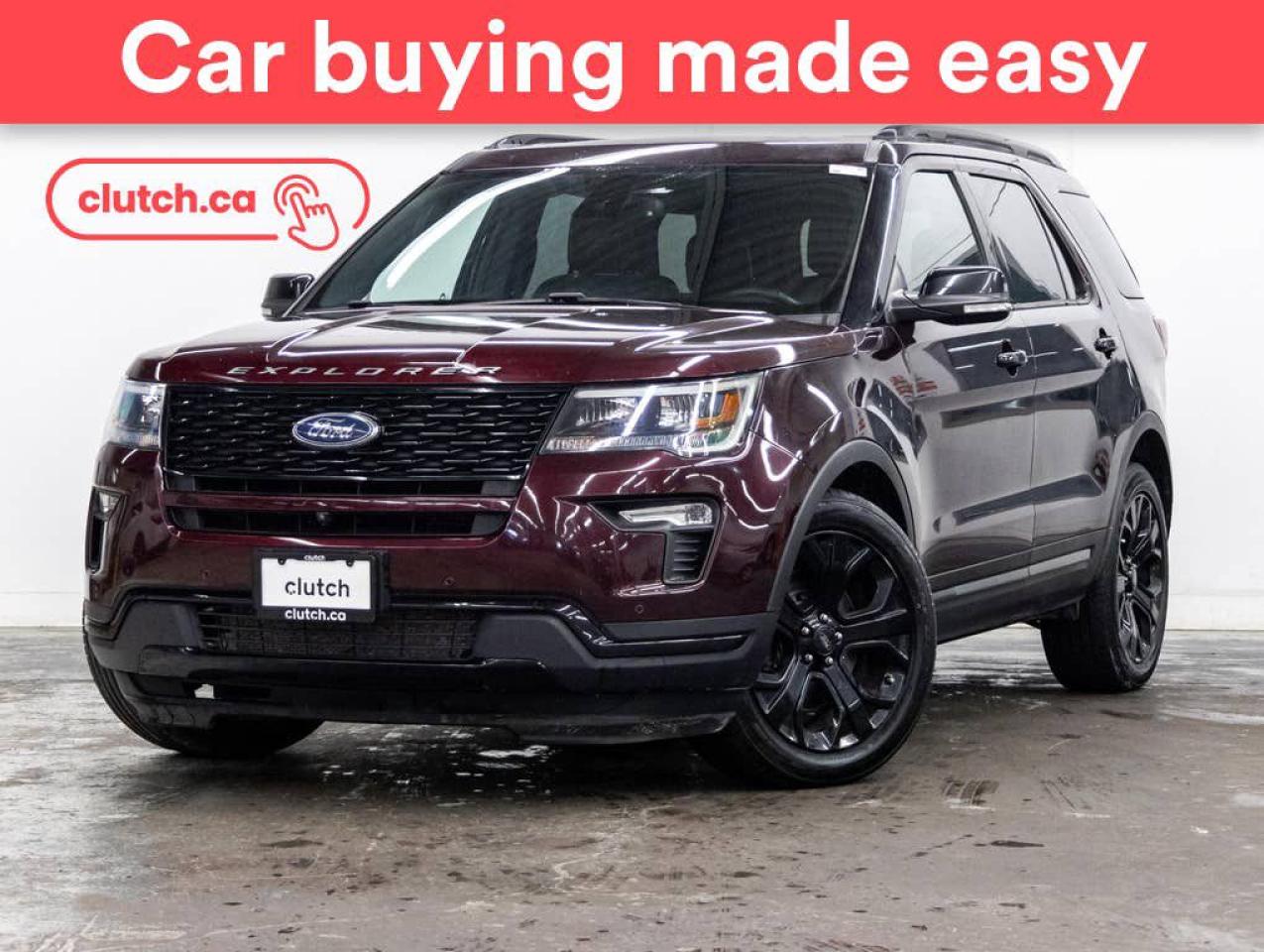 Used 2019 Ford Explorer Sport w/ Apple CarPlay & Android Auto, Sunroof, Nav for sale in Toronto, ON