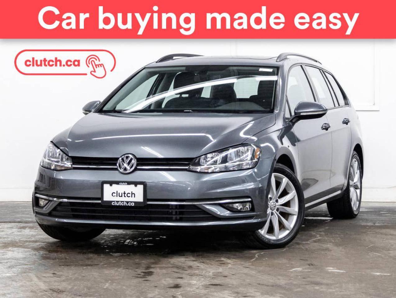 Used 2018 Volkswagen Golf Sportwagen Comfortline AWD w/ Apple CarPlay & Android Auto, Panoramic Moonroof, Heated Front Seats for sale in Toronto, ON