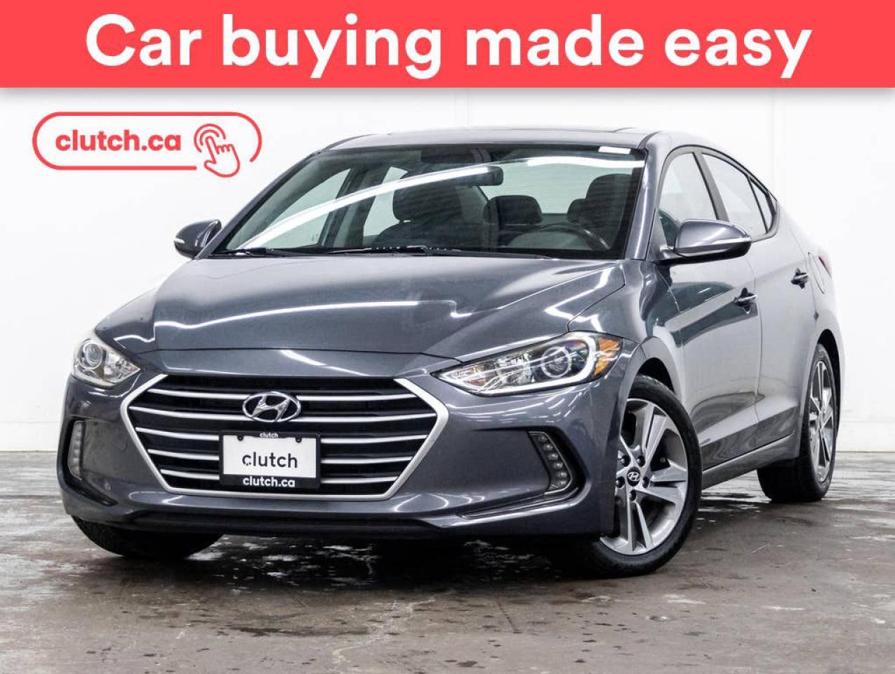 Used 2017 Hyundai Elantra GLS w/ Apple CarPlay & Android Auto, Power Moonroof, Heated Steering Wheel for sale in Toronto, ON