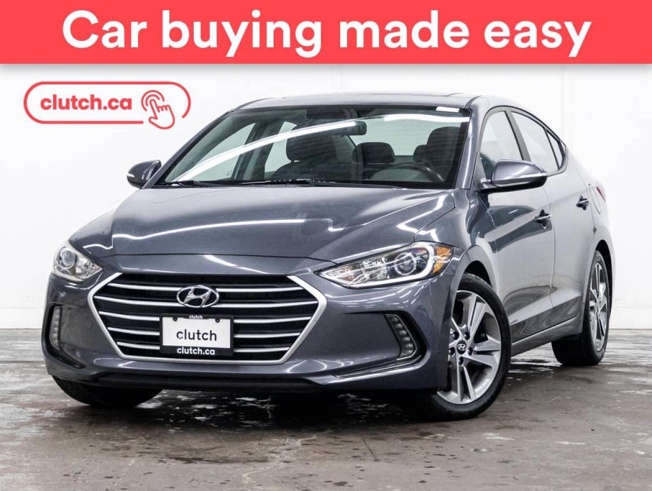 Used 2017 Hyundai Elantra GLS w/ Apple CarPlay & Android Auto, Power Moonroof, Heated Steering Wheel for sale in Toronto, ON
