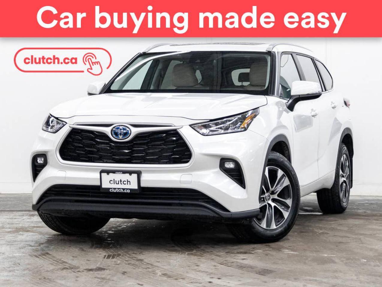 Used 2024 Toyota Highlander HYBRID XLE AWD w/ Apple CarPlay & Android Auto, Power Moonroof, Wireless Charging for sale in Toronto, ON