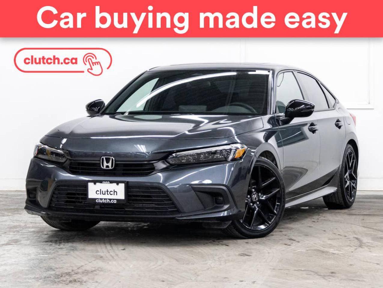 Used 2024 Honda Civic Sport w/ Apple CarPlay & Android Auto, Power Moonroof, Heated Steering Wheel for sale in Toronto, ON