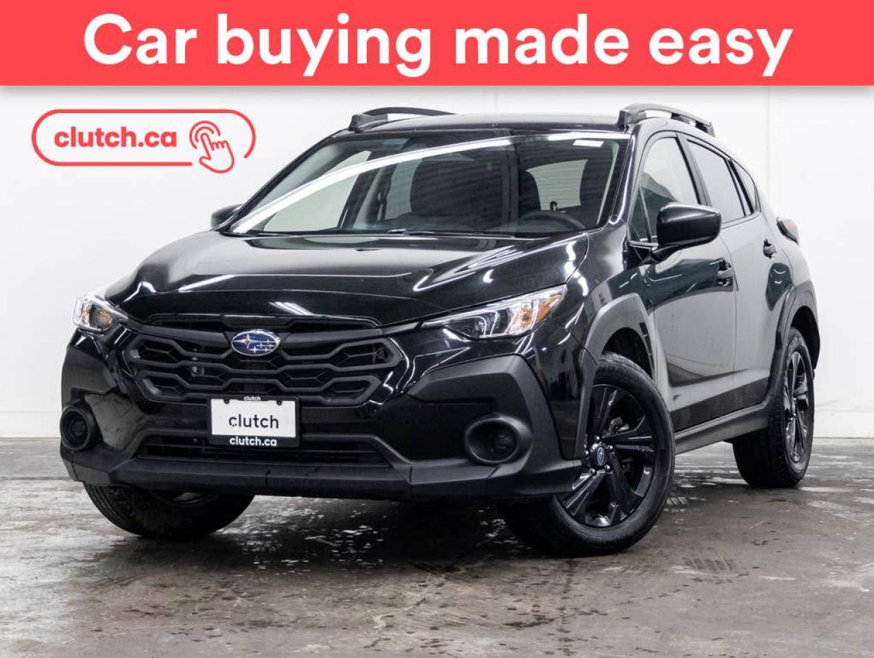 Used 2024 Subaru XV Crosstrek Convenience AWD w/ Apple CarPlay & Android Auto, Heated Front Seats, Rearview Cam for sale in Toronto, ON
