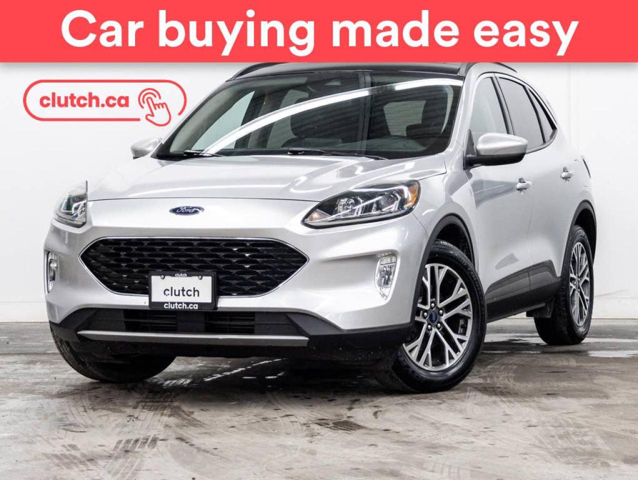 Used 2020 Ford Escape SEL AWD w/ Apple CarPlay & Android Auto, Rearview Cam, Nav for sale in Toronto, ON