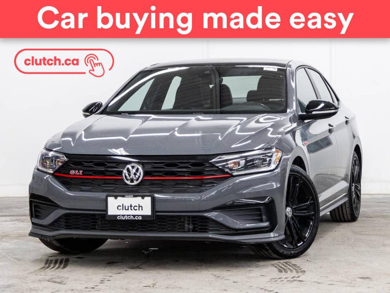 Used 2021 Volkswagen Jetta GLI w/ Apple CarPlay & Android Auto, Nav, Power Moonroof for sale in Toronto, ON