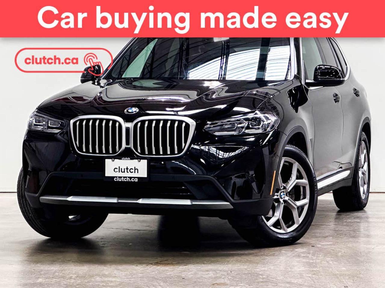 Used 2024 BMW X3 xDrive30i AWD w/ Apple CarPlay, Heated Front Seats, Rearview Cam for sale in Toronto, ON