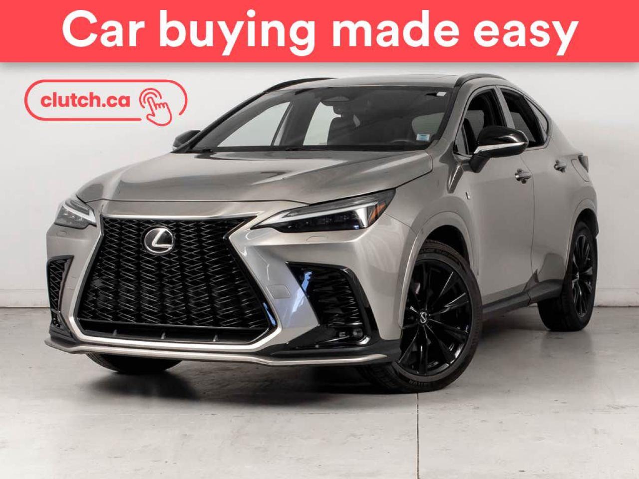 Used 2022 Lexus NX 350 AWD F Sport w/ Apple CarPlay, Heated Front Seats, Rearview Cam for sale in Bedford, NS