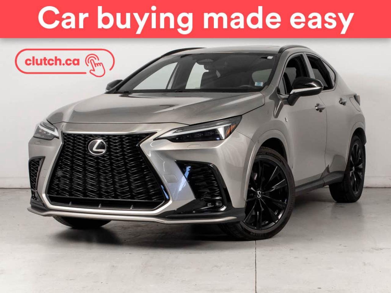 Used 2022 Lexus NX 350 AWD F Sport w/ Apple CarPlay, Heated Front Seats, Rearview Cam for sale in Bedford, NS