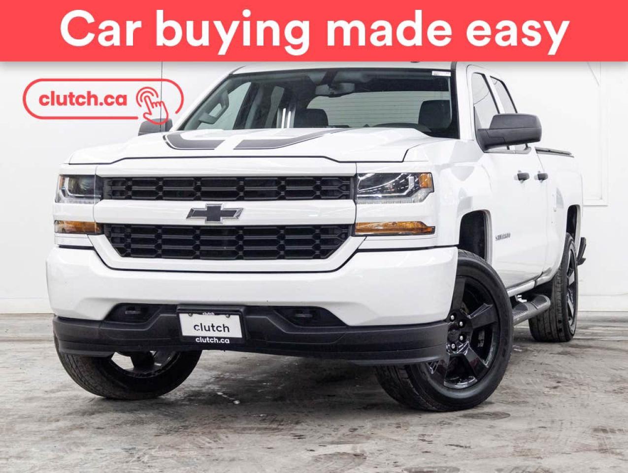 Used 2017 Chevrolet Silverado 1500 Custom 4WD w/ Rearview Cam, Cruise Control, Bluetooth for sale in Toronto, ON