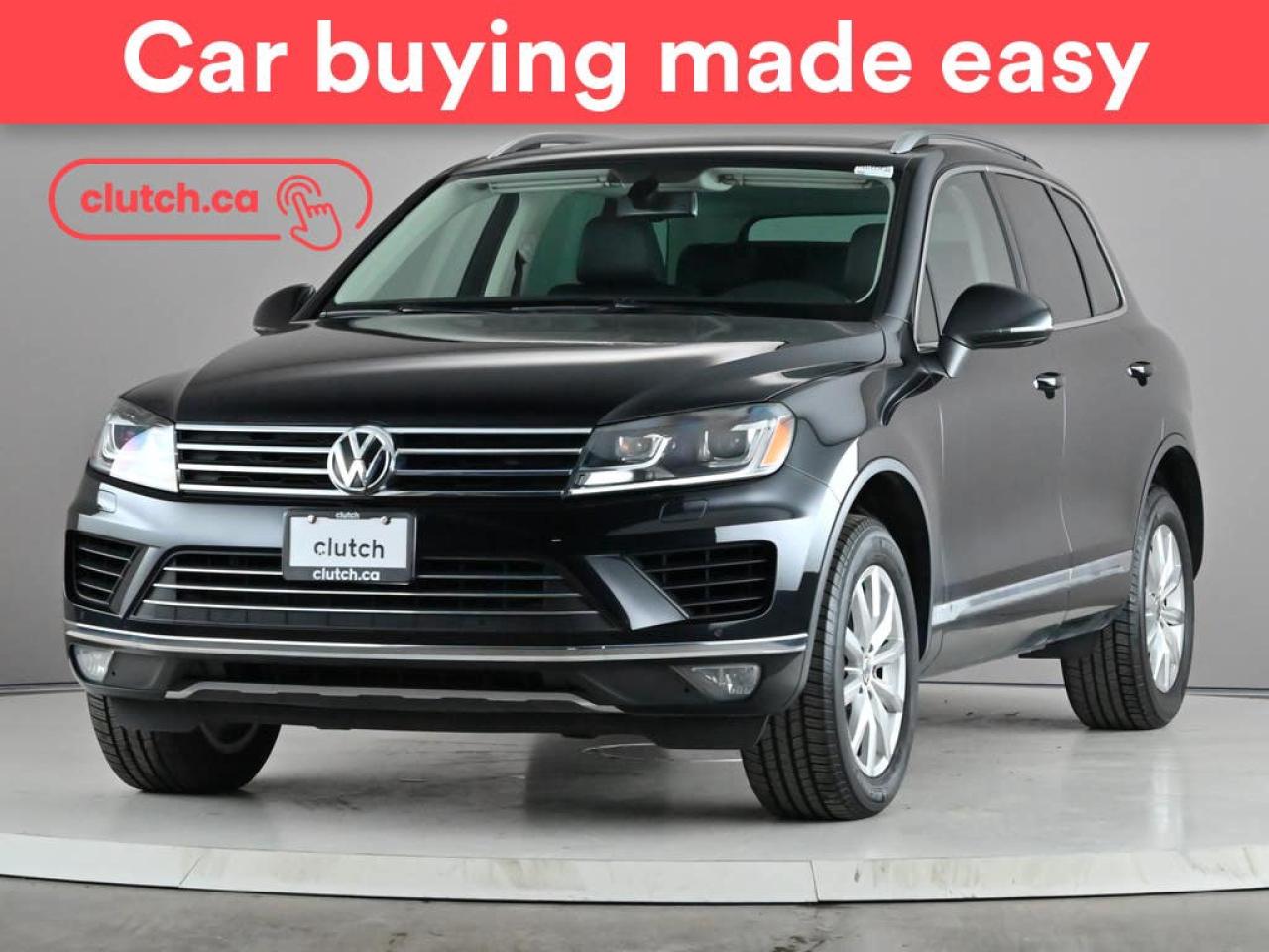 Used 2016 Volkswagen Touareg Comfortline AWD w/ Apple CarPlay, Heated Front Seats, Rearview Cam for sale in Toronto, ON