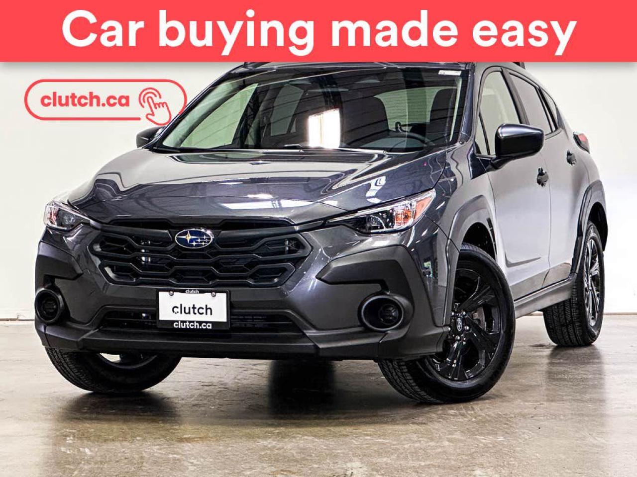 Used 2024 Subaru XV Crosstrek Convenience AWD w/ Apple CarPlay, Heated Front Seats, Rearview Cam for sale in Toronto, ON