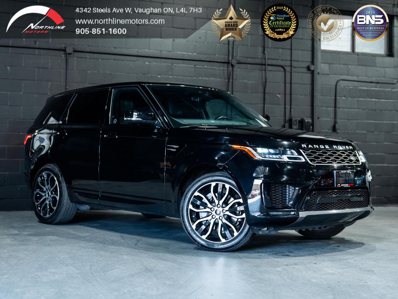 Used 2019 Land Rover Range Rover Sport V6 Supercharged/HUD/MERIDIAN/CLEAN CARFAX for sale in Vaughan, ON
