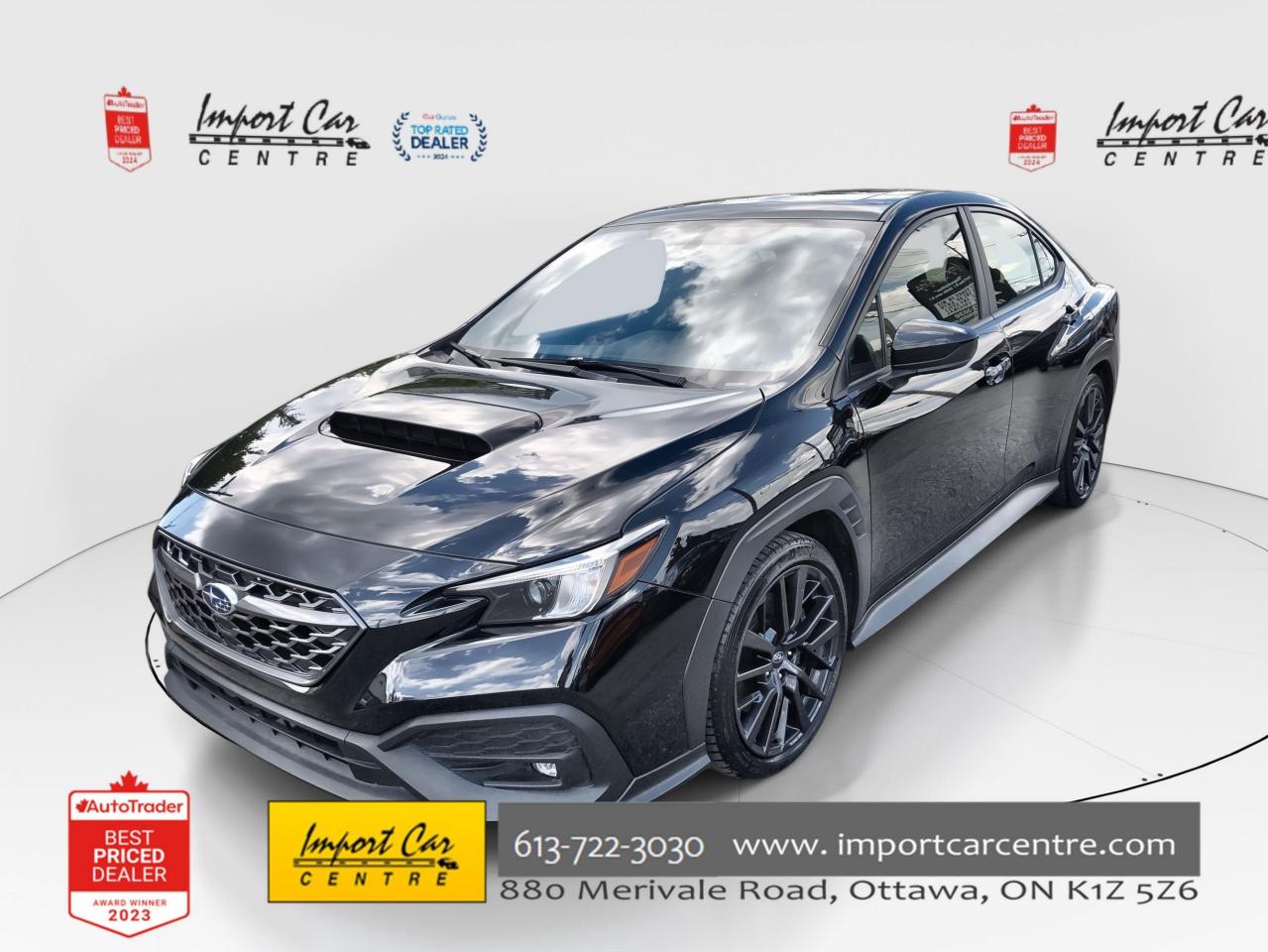 Used 2023 Subaru WRX Sport SPORT!!  6 SPEED, HARMAN KARDON, ROOF, BK. C for sale in Ottawa, ON