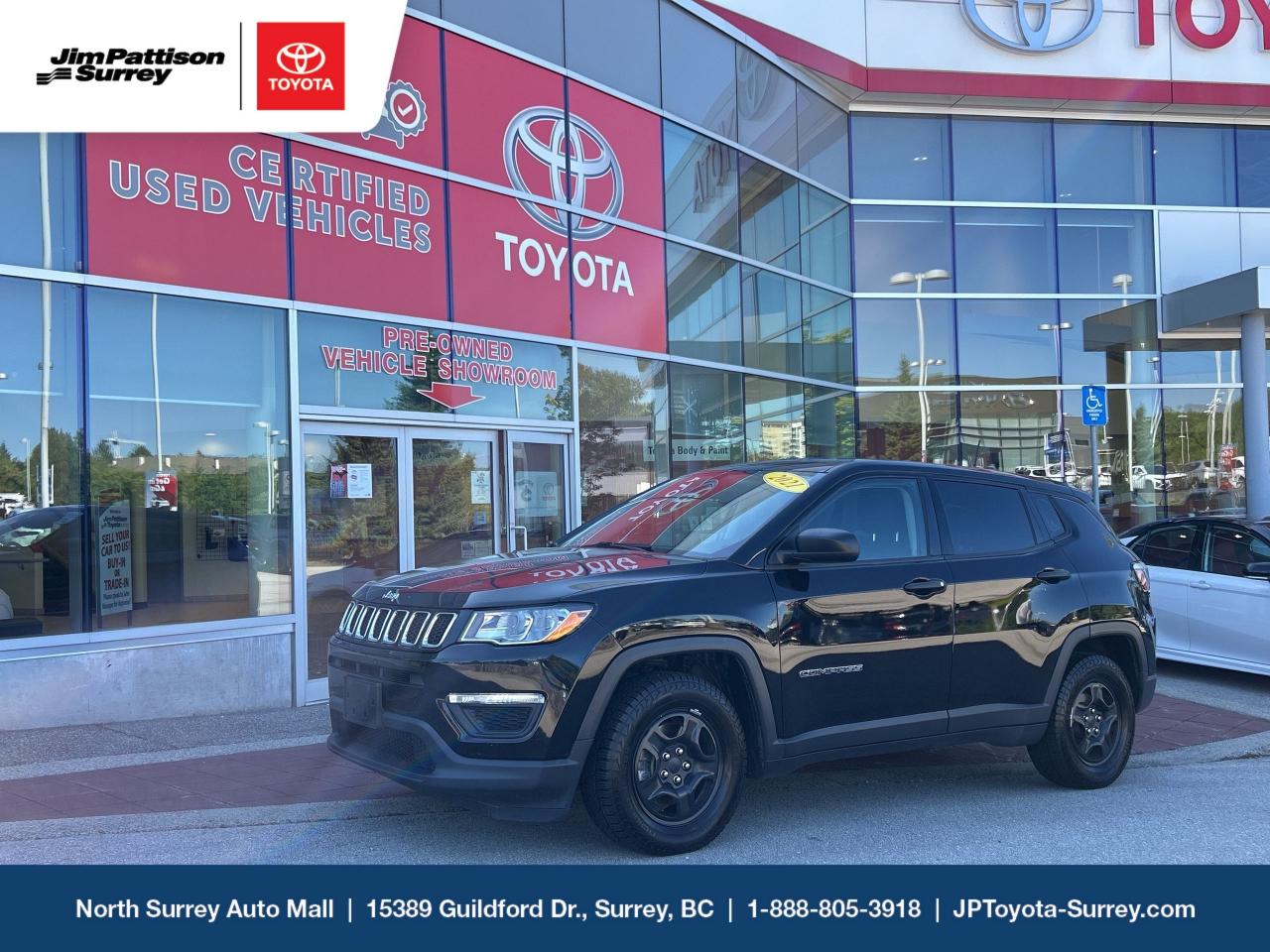 Used 2021 Jeep Compass 4X2 SPORT for sale in Surrey, BC