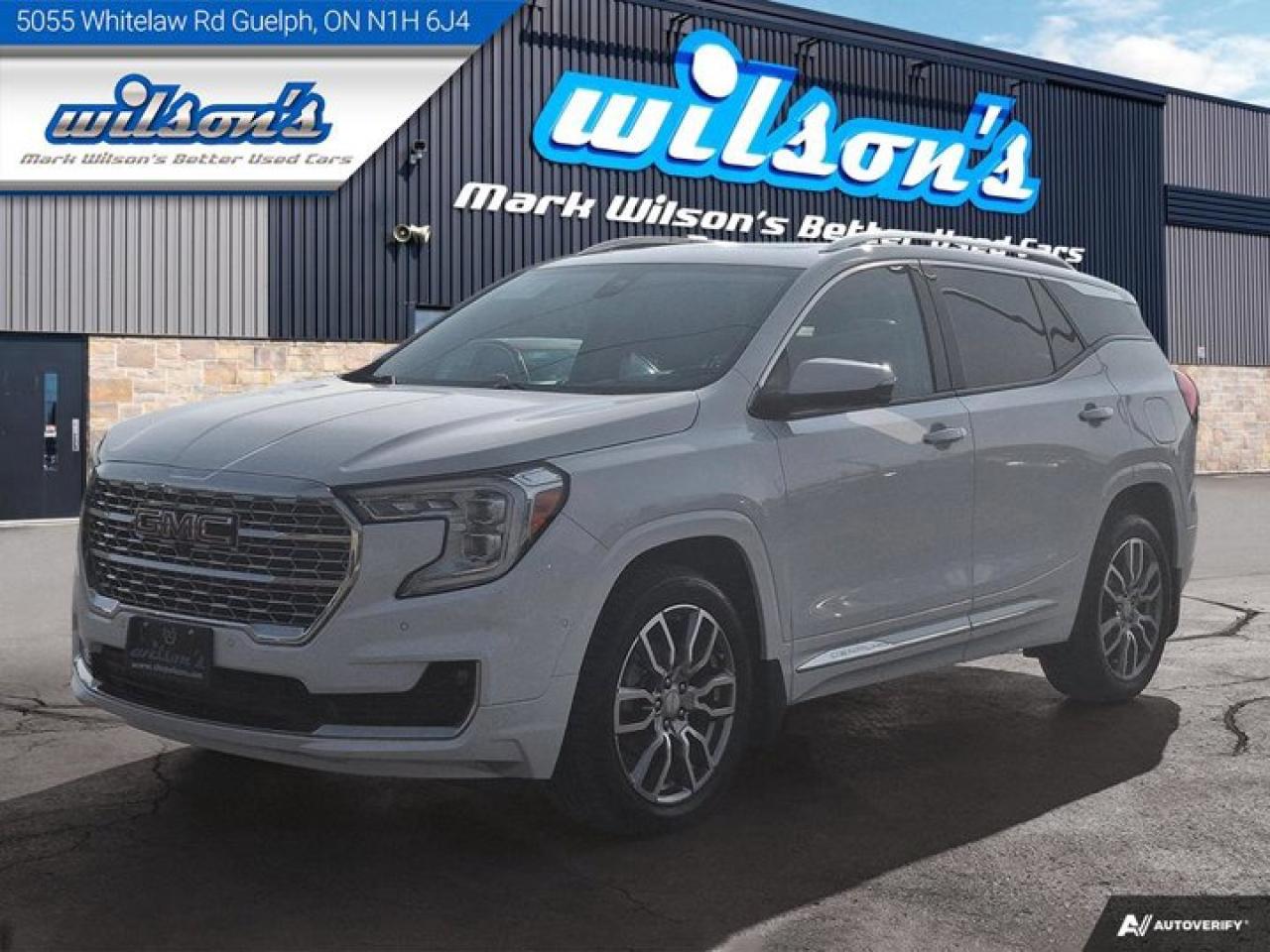 Used 2022 GMC Terrain Denali AWD | Leather | Panoramic Sunroof | Nav | Heated Wheel + Seats | New Tires | New Brakes | for sale in Guelph, ON