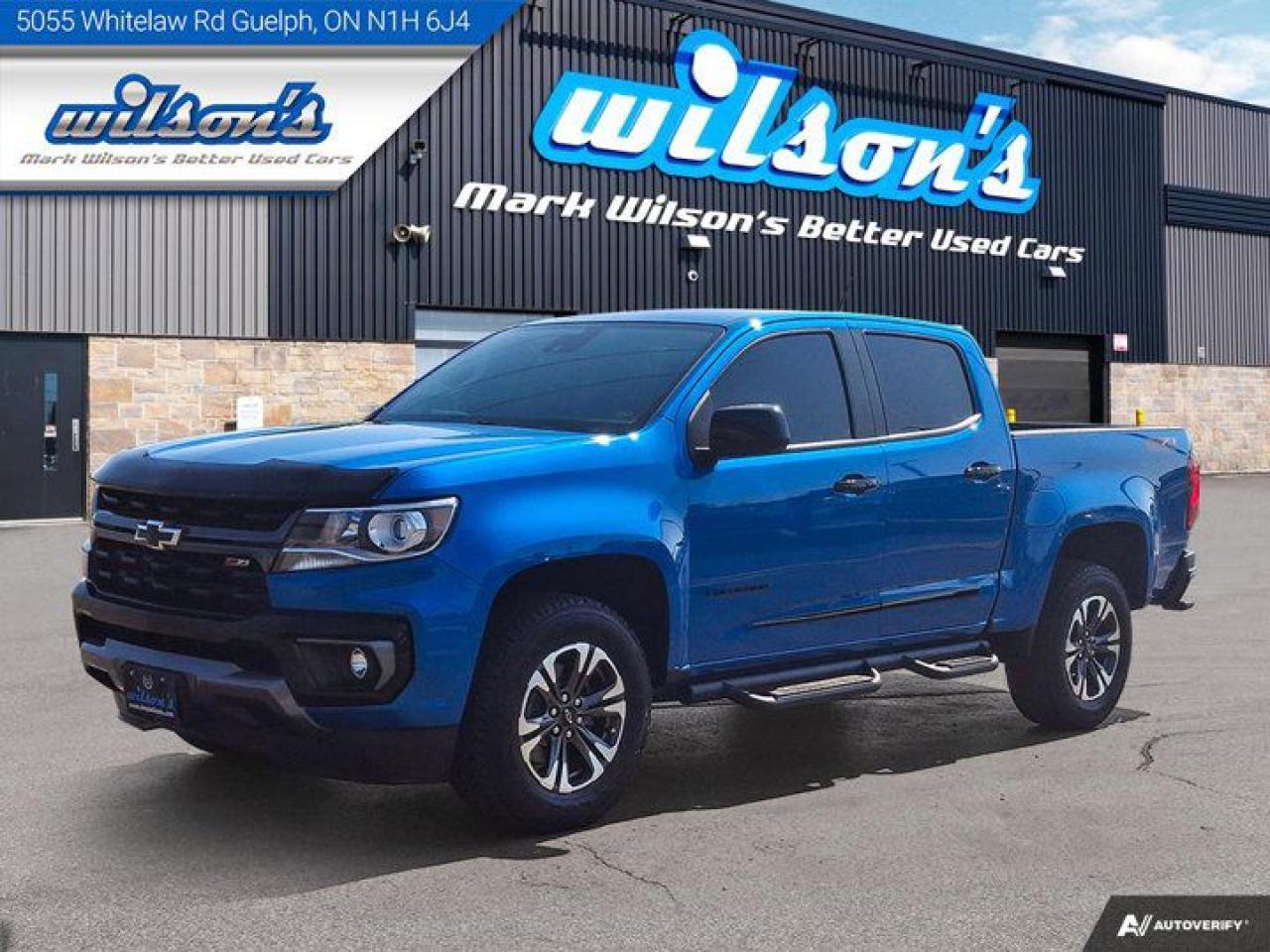 Used 2022 Chevrolet Colorado 4WD Z71Crew 4X4 | Leather | Nav | Bose | CarPlay + Android | Power Seat | New Tires | New Brakes | for sale in Guelph, ON