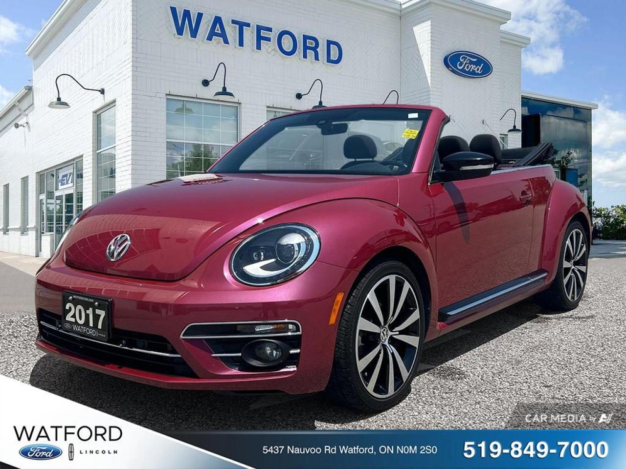 Used 2017 Volkswagen Beetle Convertible 2dr Conv Pink Edition *Ltd Avail* for sale in Watford, ON