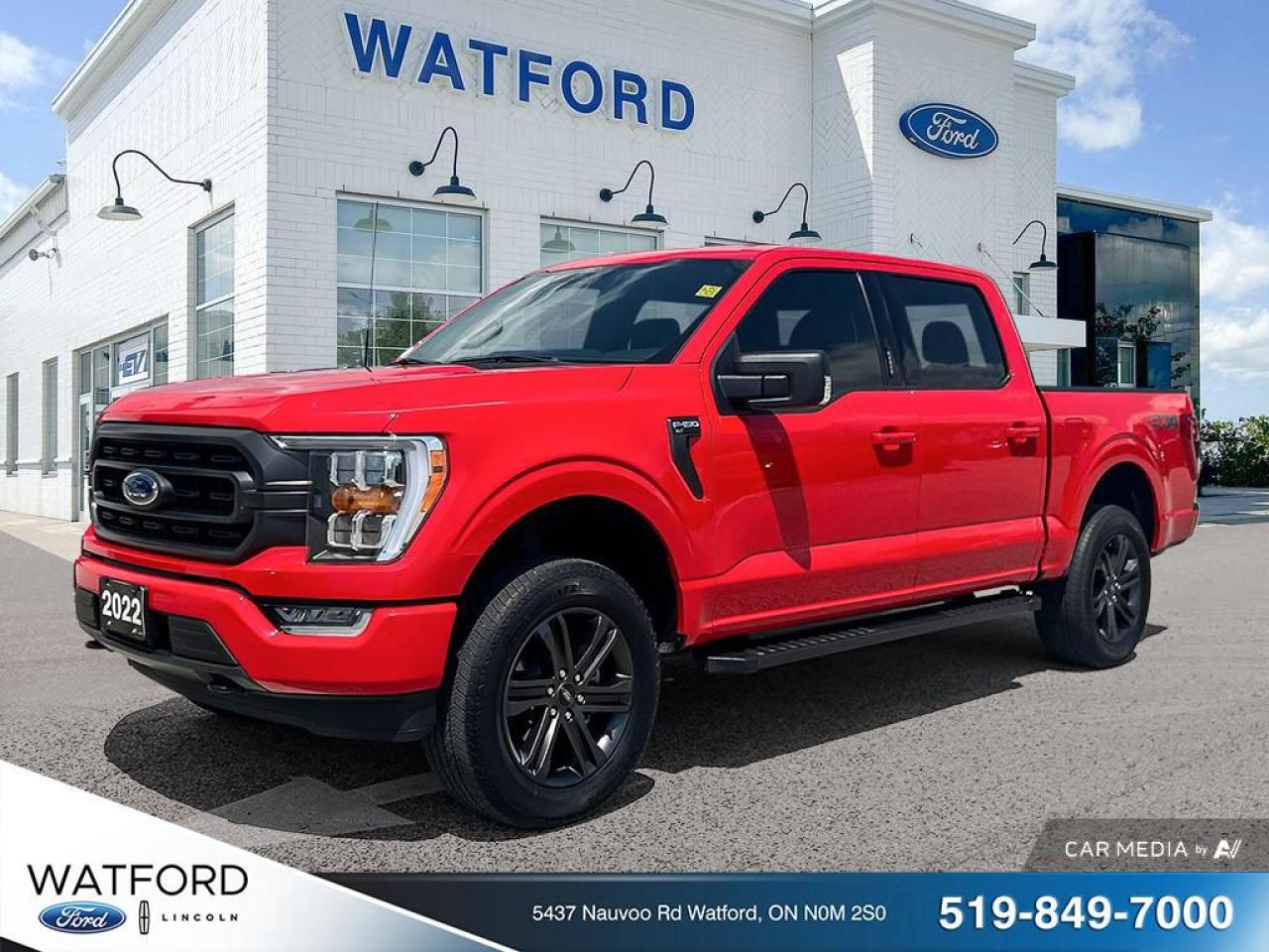 Used 2022 Ford F-150 XLT 4WD SuperCrew 5.5' Box for sale in Watford, ON