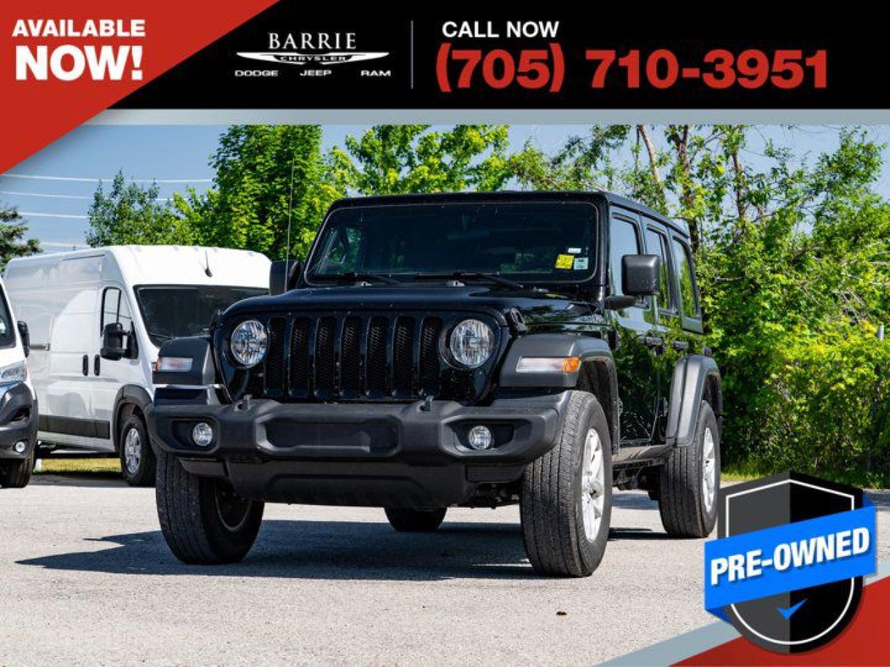 Used 2023 Jeep Wrangler Sport S for sale in Barrie, ON